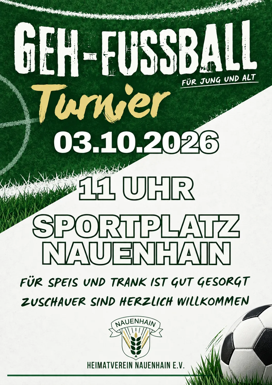 Gehfußballturnier Nauenhain 2026