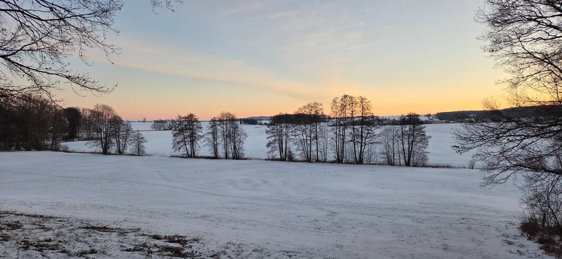 Winterlandschaft rund um Nauenhain